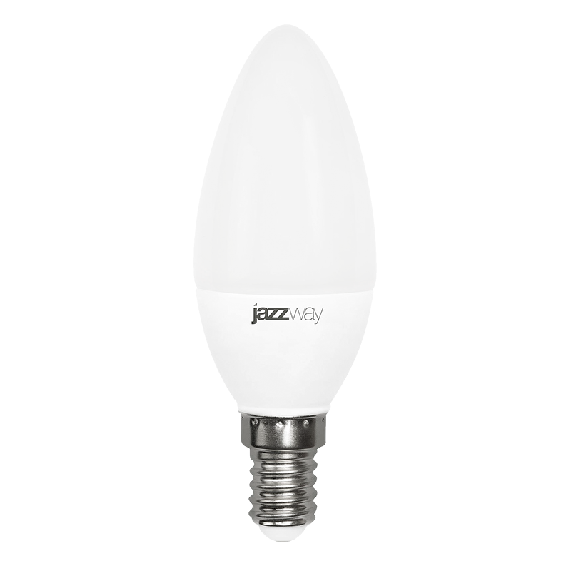 Светодиодный светильник PLED- ECO-C37 5w E14 3000K 400Lm 230V/50Hz  Jazzway арт. 1036834A - 1036834A