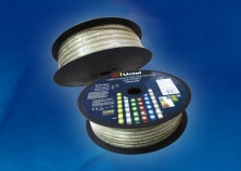 ULS-2835-60LED/m-10mm-IP67-220V-8W/m-50M-BLUE бобина  