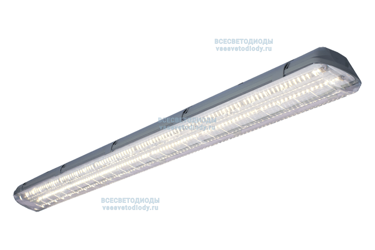 Cветильник АЙСБЕРГ VS101M 40W-5000Lm 4000-4500К ПРОЗРАЧНЫЙ IP65 с БАП (vsesv) на 3 часа vs101m-40-tr-4k-li3h