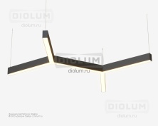 LP85-TRIOLA-DUO-900 (сегмент 928 мм) 128Вт IP40  