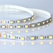 ULS-M25-5050-60LED/m-10mm-IP20-DC12V-14,4W/m-5M-3000K PROFI катушка в герметичной упаковке  