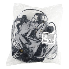 UDL-K111 80/E27/20M IP65 BLACK BELT-LIGHT  