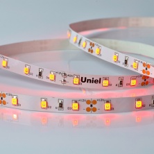 ULS-M11-2835-60LED/m-8mm-IP20-DC12V-4,8W/m-5M-RED PROFI катушка в герметичной упаковке  