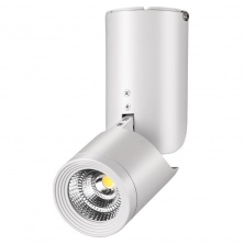 Светильник накладной SPOT02 Тип ламп 10 W LED материал: металл d70*h190 1/20 Wolta - SPOT02-CLL10W-WH