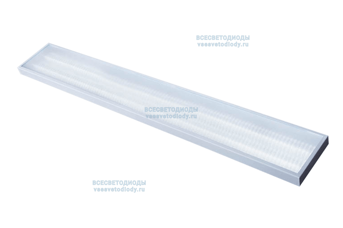 Светильник МАКСИ VS251-Z 40W-5000Lm 6000-6500К МИКРОПРИЗМА IP40 с БАП (vsesv) на 3 часа vs251-40-mpr-6k-li3h-z