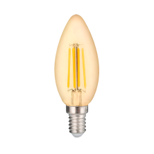 Светодиодный светильник PLED OMNI C35 6w E14 3000K Gold 230/50  Jazzway арт. 5020634 - 5020634