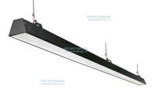 Светильник РИТЕЙЛ VS301-Z 40W-5000Lm 5000-5500К ОПАЛ IP40 с БАП (vsesv) на 1 час чёрный vs301-40-op-5k-li1h-RAL9005-z - vs301-40-op-5k-li1h-RAL9005-z