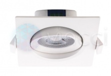 Встраиваемый светодиодный светильник PSP-S 9044 7W 4000K 38° квадр/поворот White IP40 Jazzway - 5004542