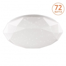 Светильник LED POLARIS управляемый 72W димм. 3000-6500K max 5760 LM пульт ДУ эффект "звездного неба" 85x480MM IP20 1/3 Wolta - CLL2172W-POLARIS