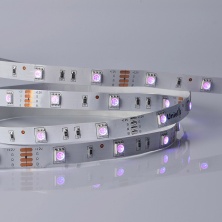 ULS-M22-5050-30LED/m-10mm-IP20-DC12V-7,2W/m-5M-RGB PROFI катушка в герметичной упаковке  