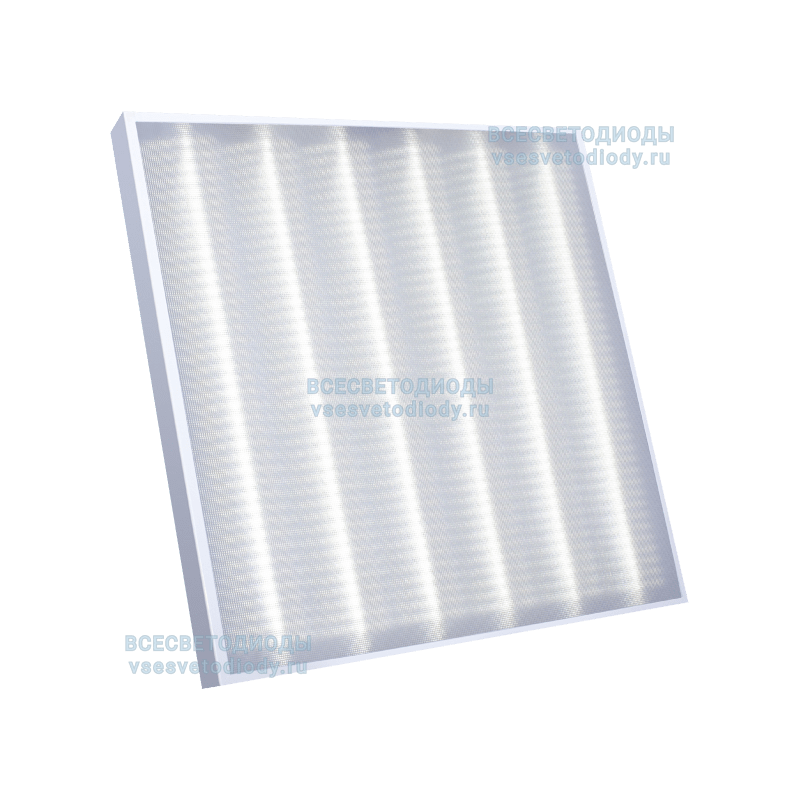 Cветильник АРМСТРОНГ VS203-IP65-Z 48W-5700Lm 6000-6500К МИКРОПРИЗМА с БАП (vsesv) на 3 часа vs203-48-mpr-6k-li3h-ip65-z