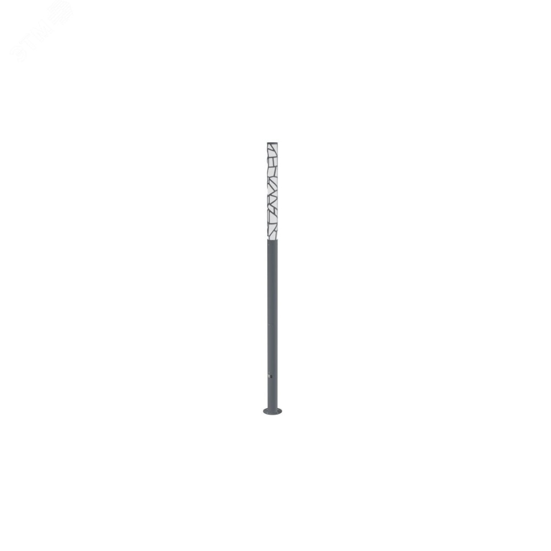 Светильник L-park PILLAR 2,4/40/С/850/03/PKII-71/220AC IP66 RAL9005 Муар  в Москве 