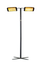 ИК-обогреватель HELIOSA TOWER IPX5 (4000Вт), стойка, цвет черный/белый арт. TOWER - TOWER