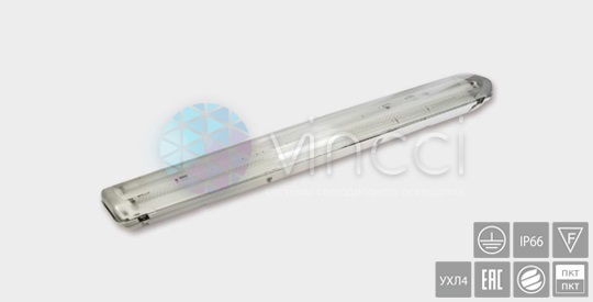Светильник BS-1640-1х36 Т8 IP65 Zenit Белый свет а8494 - a8494