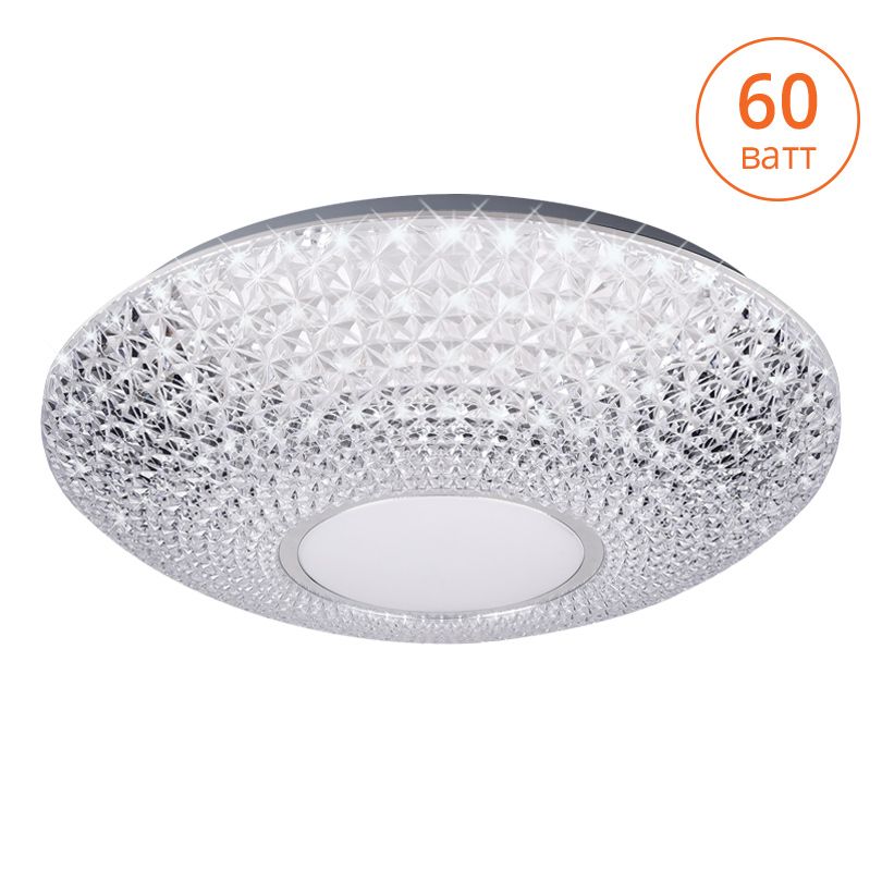 Светильник LED FENIX управляемый 60W димм. 3000-6500K max 6000LM пульт ДУ плафон c эффектом "алмазных граней" 105x510MM IP20 1/5 Wolta - CLL0960W-FENIX