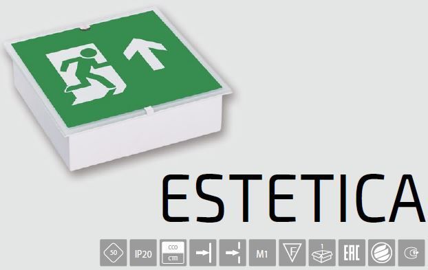 Световой указатель BS-ESTETICA-73-S1-INEXI2 арт. a16722 - a16722