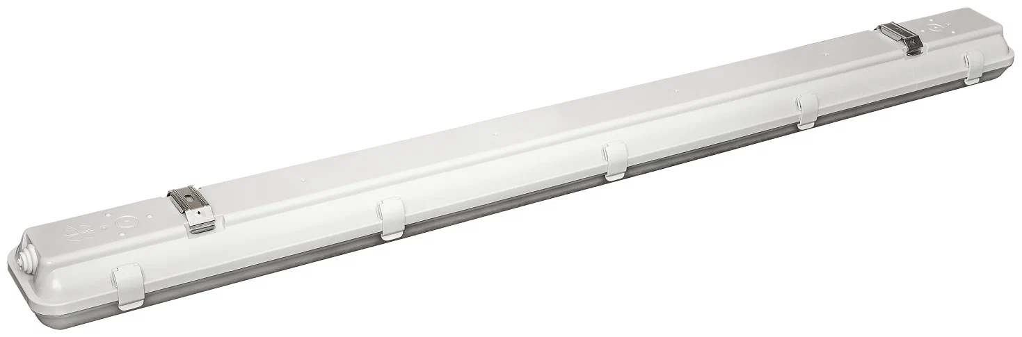 Светодиодный светильник CSVT SLIM-A 38 1262х124х85 CRI80 3000 milky IP65 серый c БАП на 1 час LUXDATOR ЦБ000012760