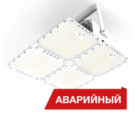 Светодиодный светильник Diora Quadro 160/23500 Д 23500лм 160Вт 5000K IP54 0,95PF 80Ra Кп<1 лира аварийный DQ160D-5K-L-A - DQ160D-5K-L-A