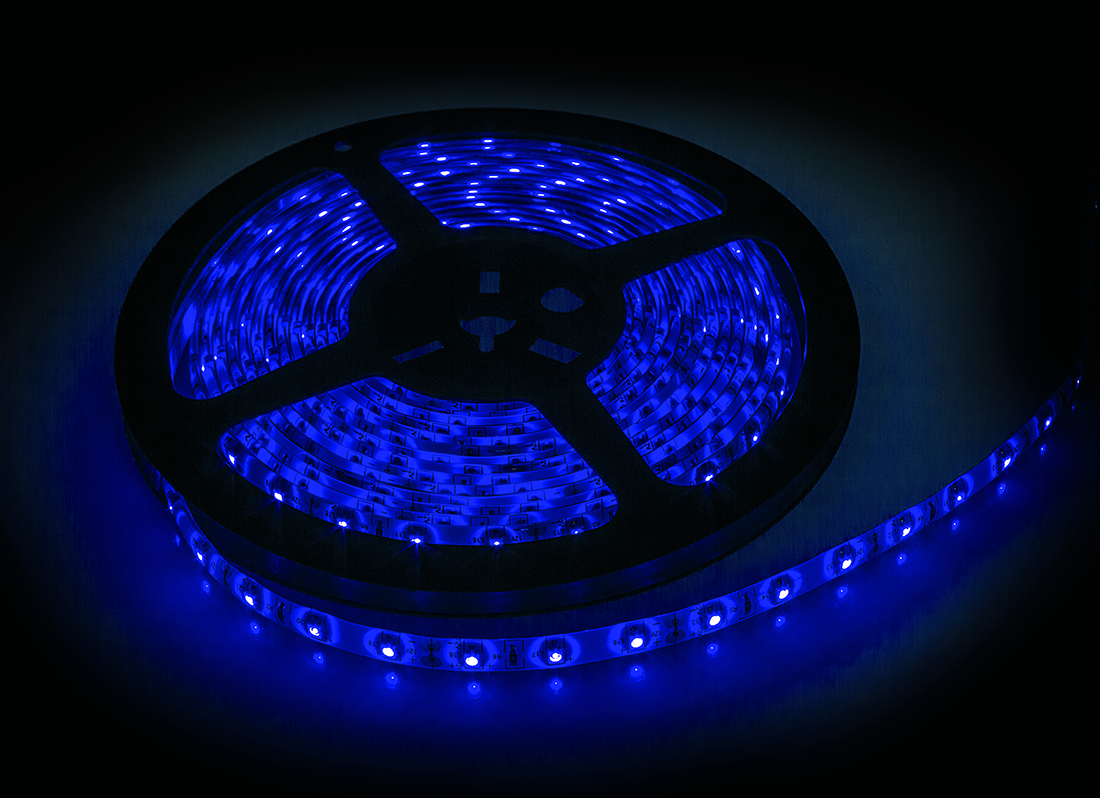 Лента светодиодная LS 35B-60/65 60LED 4.8Вт/м 12В IP65 синяя LLT арт. 4680005958900 - 4680005958900