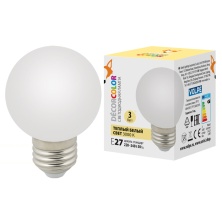 LED-G60-3W/3000K/E27/FR/С  