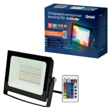 ULF-F60-30W/RGB IP65 200-240В BLACK  