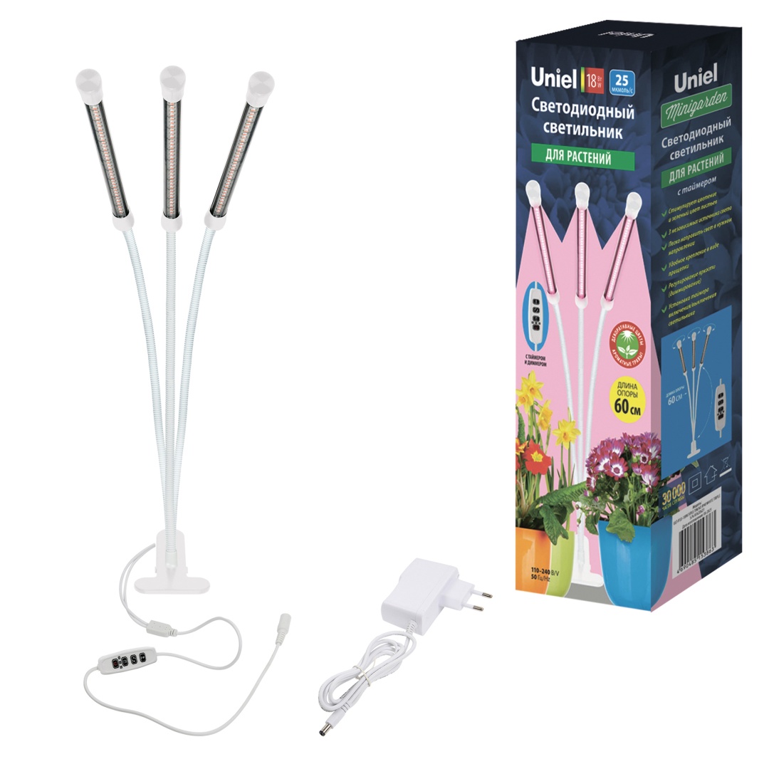 ULT-P33-18W/SPLE/TM/60 IP40 WHITE TRIPLE торговой марки Uniel - UL-00008904