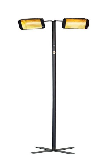 ИК-обогреватель HELIOSA TOWER IPX5 (4000Вт), стойка, цвет черный/белый арт. TOWER - TOWER