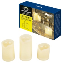 ULD-F060 WARM WHITE CANDLE SET3  