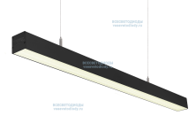 Светильник СЛИМФЛЕШ VS310 линейный 40W-5000Lm 4000-4500К МИКРОПРИЗМА IP40 с БАП (vsesv) на 1 час чёрный vs310-40-mpr-4k-li1h-RAL9005 - vs310-40-mpr-4k-li1h-RAL9005
