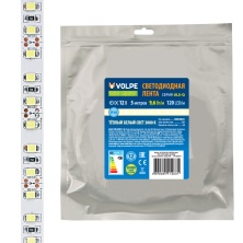 ULS-Q330 2835-120LED/m-8mm-IP20-DC12V-9,6W/m-5M-3000K катушка в герметичной упаковке  