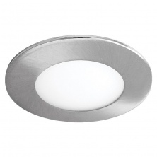 Светильник LED ультратонкий встраиваемый 5W 4000K 325LM круг хром 20x89MM 1/50 Wolta - DLUSCH-DLL5W