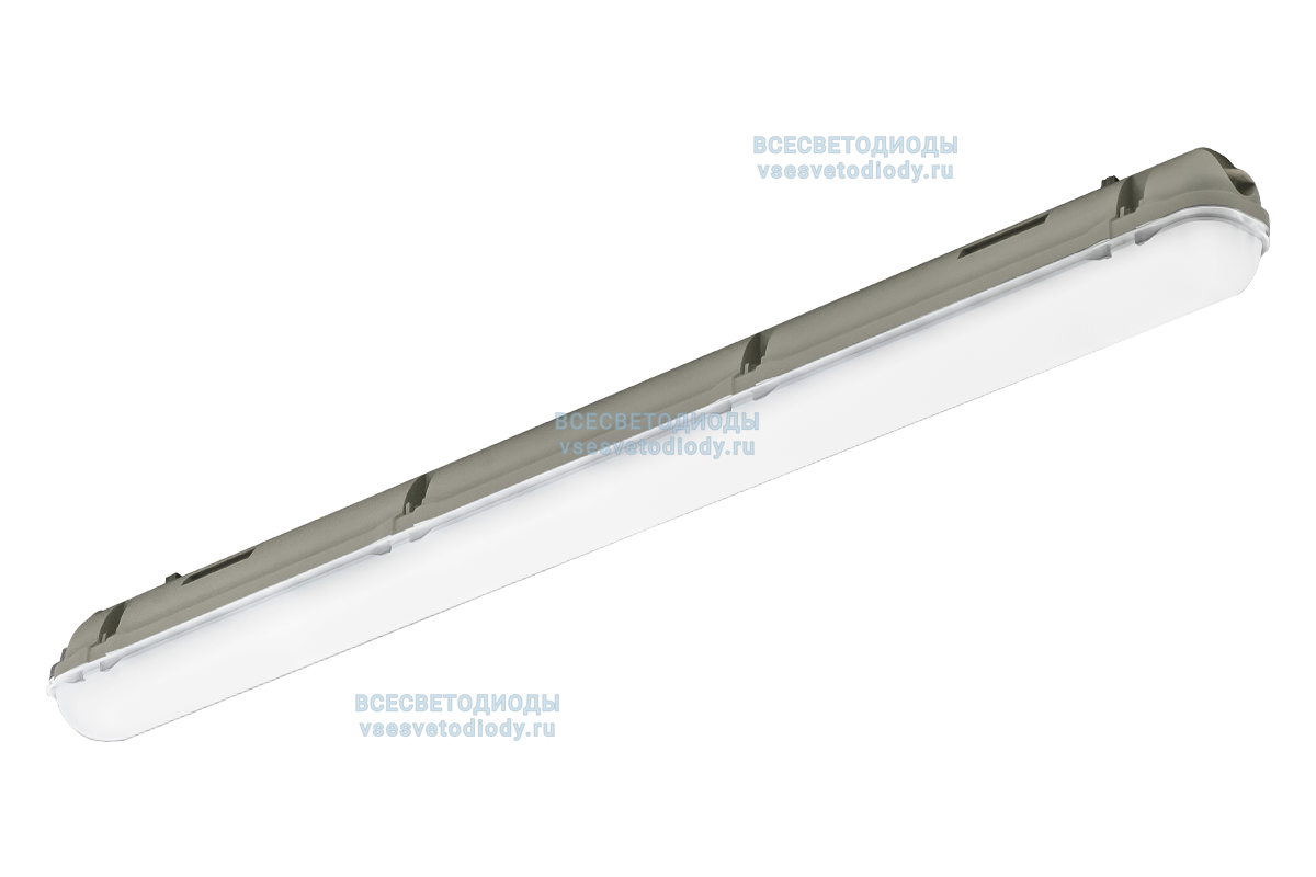 Cветильник АЙСБЕРГ VS1402 линейный 40W-5000Lm 5000-5500К ОПАЛ IP65 с БАП (vsesv) на 3 часа vs1402-40-op-5k-li3h